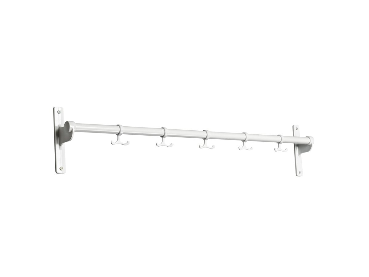 Essem Design Nostalgie Hakenleiste 100 cm Weiß-aluminium