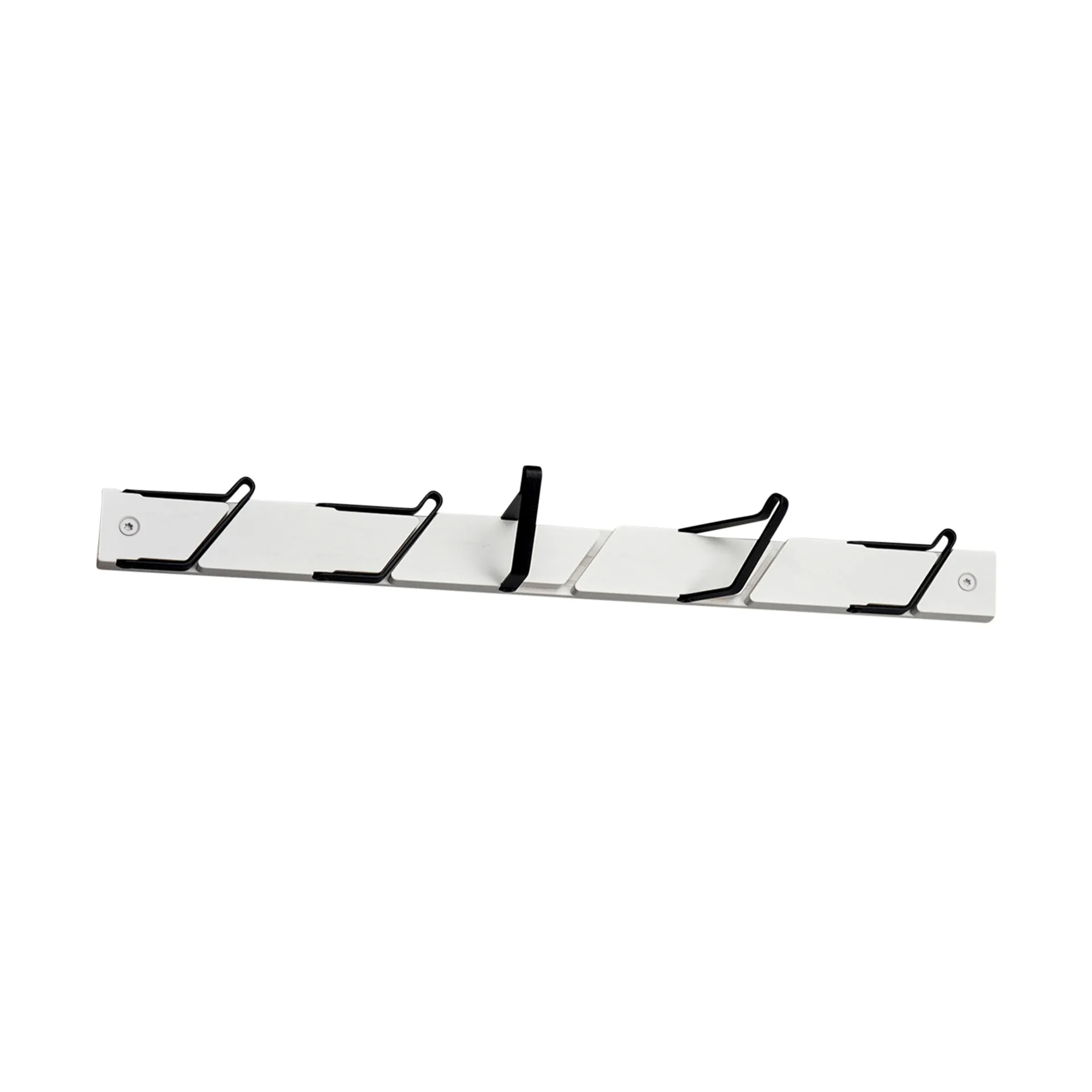 Tamburin Hakenleiste 52,5cm, Weiß-schwarz Essem Design