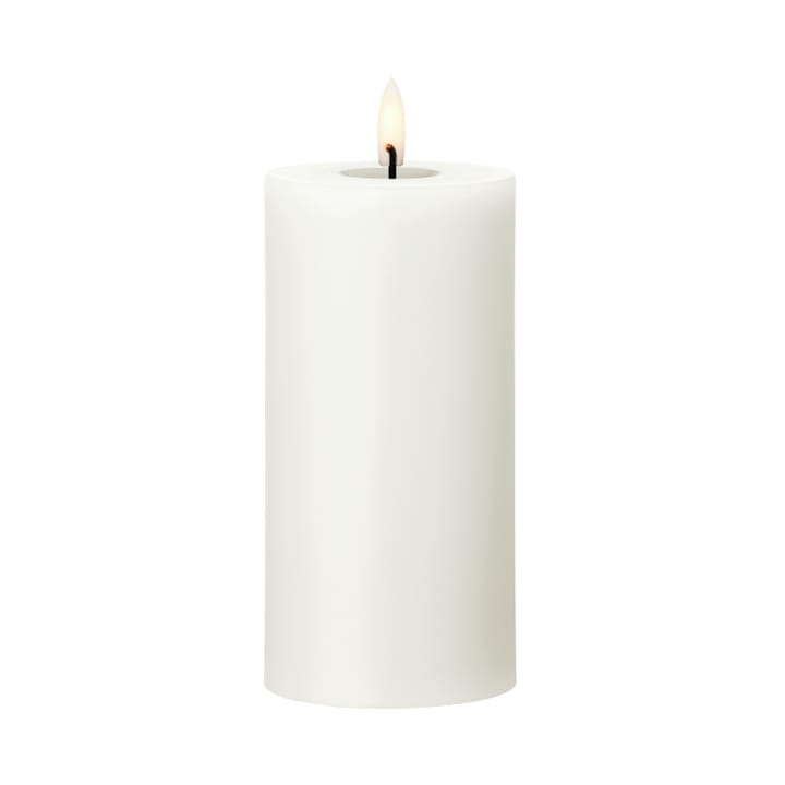 ester & erik Blockkerze LED - 10 Silky, 15cm - Ester & erik