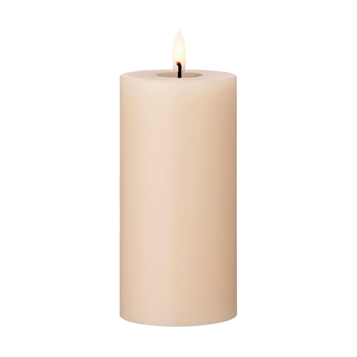 ester & erik Blockkerze LED - 11 Ice Latte, 15cm - Ester & erik