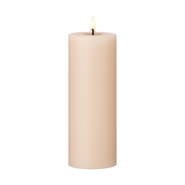 ester & erik Blockkerze LED - 11 Ice Latte, 20cm - Ester & erik