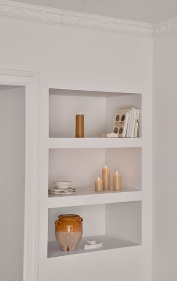 ester & erik Blockkerze LED - 14 Pale ginger, 10cm - ester & erik
