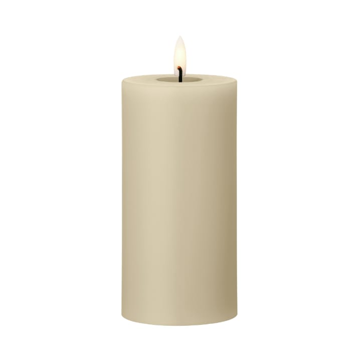 ester & erik Blockkerze LED - 14 Pale ginger, 15cm - Ester & erik