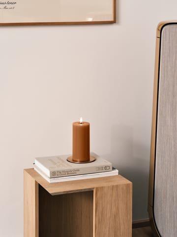 ester & erik Blockkerze LED - 23 Raw Toffee, 15cm - ester & erik