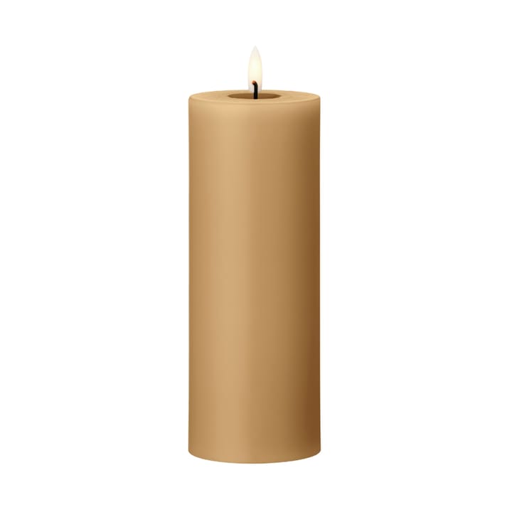 ester & erik Blockkerze LED - 27 Almond butter, 20cm - Ester & erik