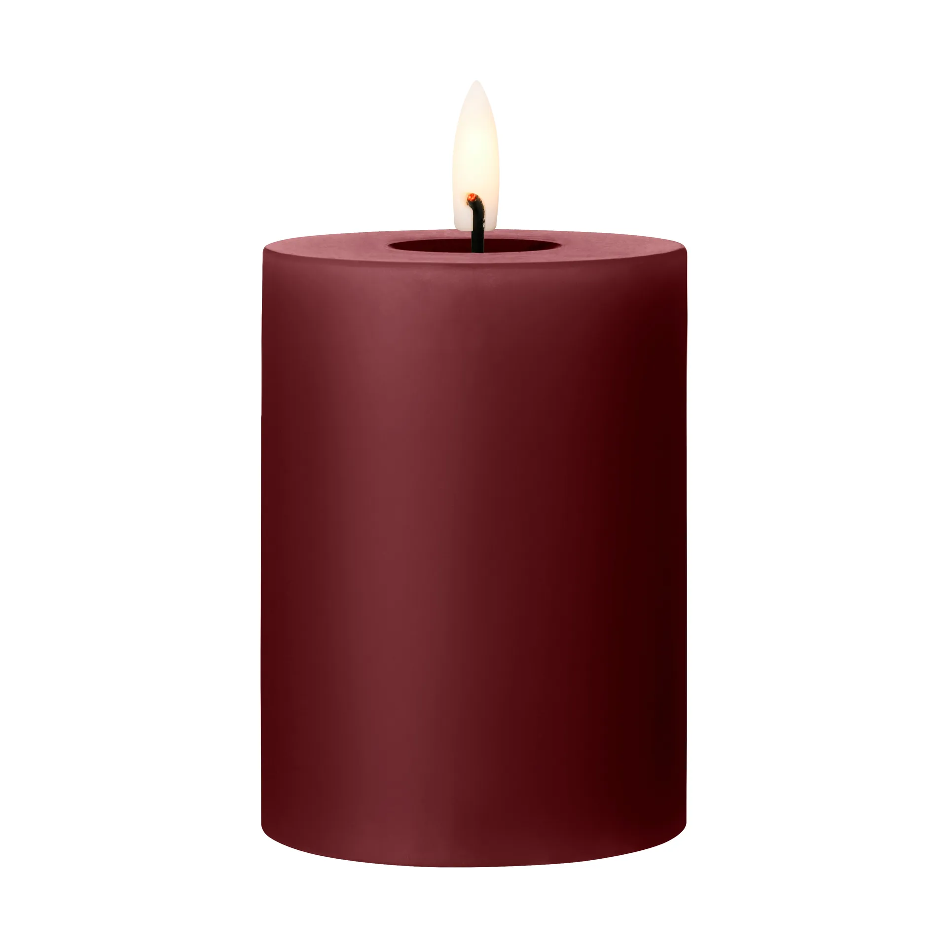 ester & erik Blockkerze LED, 44/2 Deep Wine, 10cm ester & erik