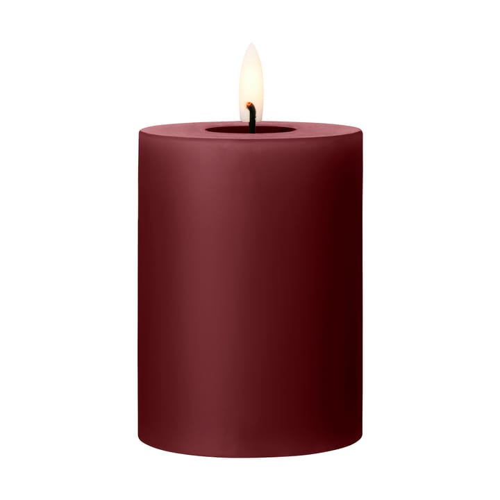 ester & erik Blockkerze LED - 44/2 Deep Wine, 10cm - Ester & erik