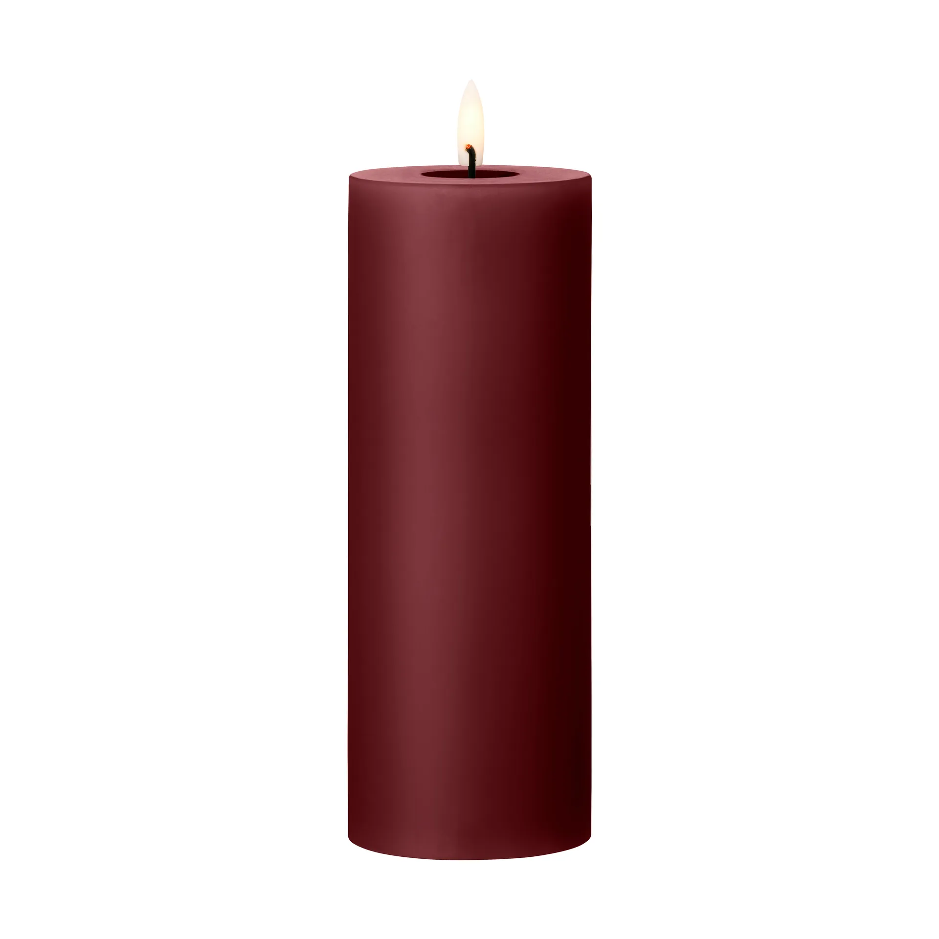 ester & erik Blockkerze LED, 44/2 Deep Wine, 20cm ester & erik