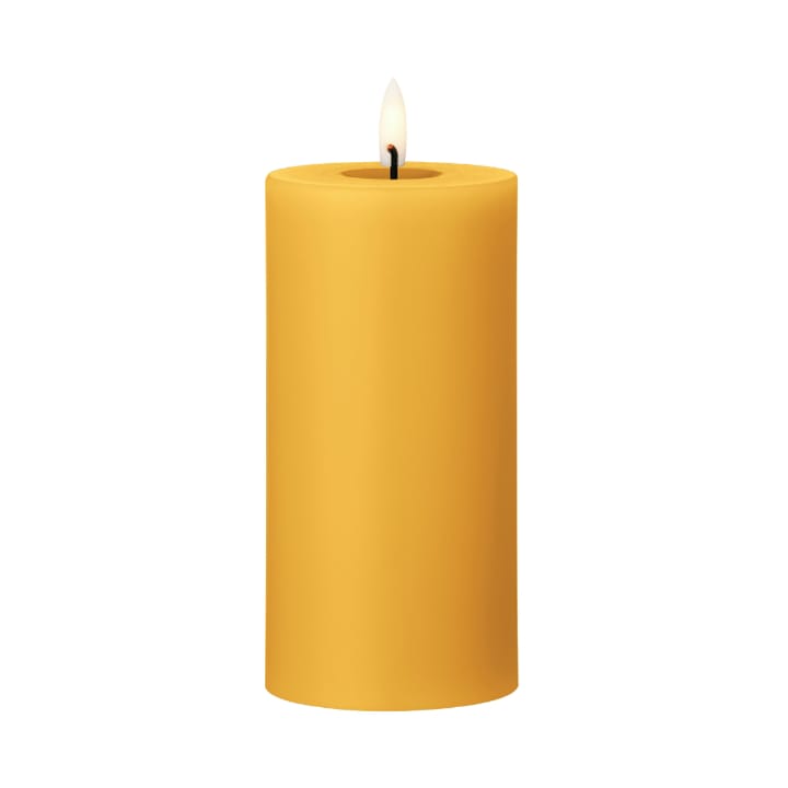 ester & erik Blockkerze LED - 85 Mango, 15cm - Ester & erik