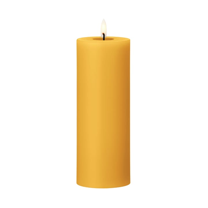 ester & erik Blockkerze LED - 85 Mango, 20cm - Ester & erik