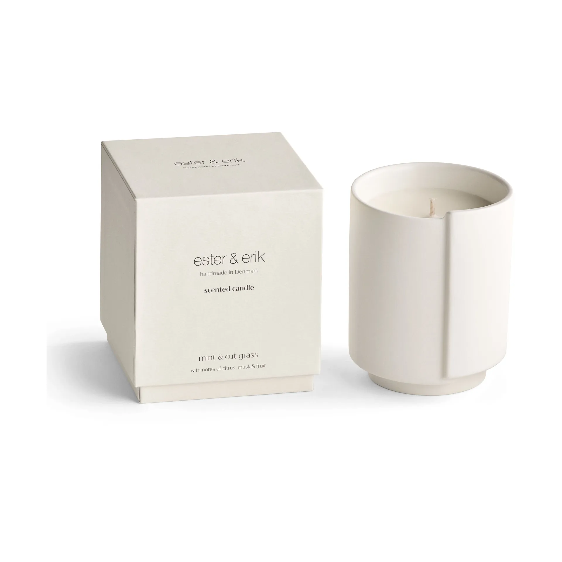 ester & erik Duftkerze, Mint & cut grass ester & erik