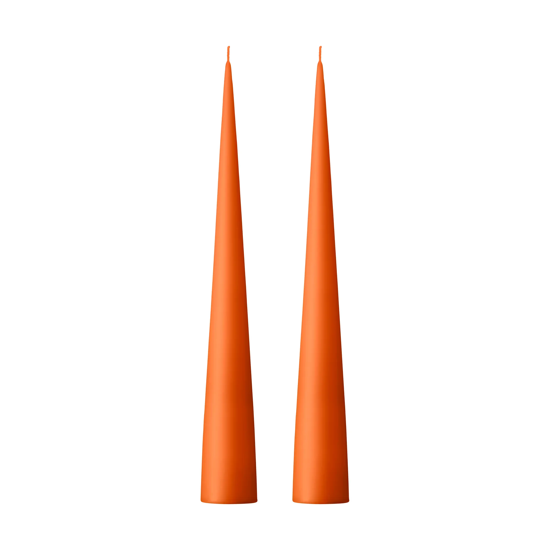 ester & erik Kegelkerze 37cm 2er Pack matt, Mild orange 16 ester & erik