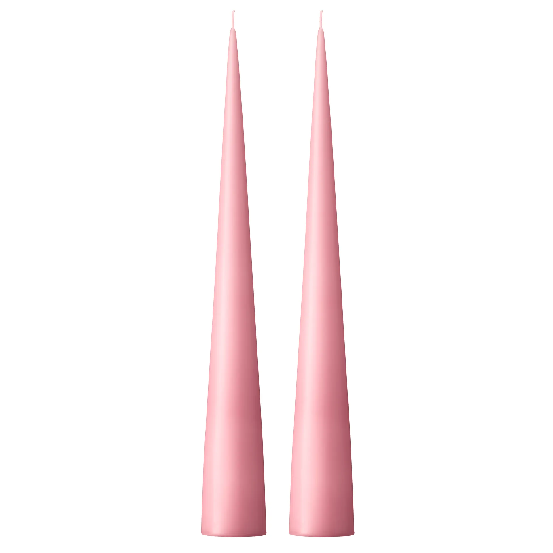 ester & erik Kegelkerze 37cm 2er Pack matt, Old rose 39 ester & erik