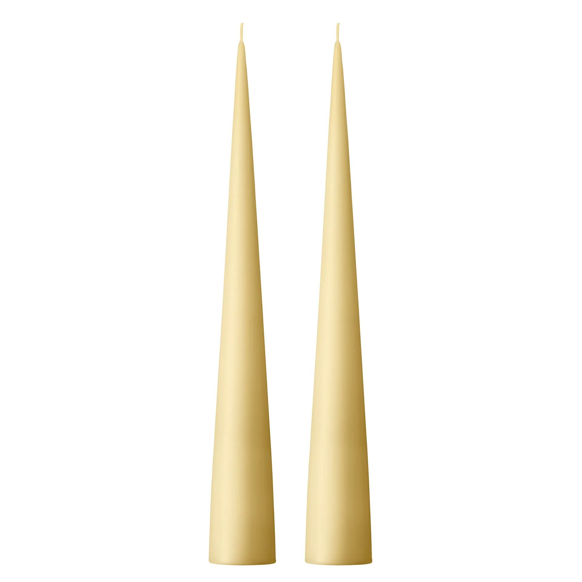 ester & erik Kegelkerze 37cm 2er Pack matt, Pale ginger 14 ester & erik