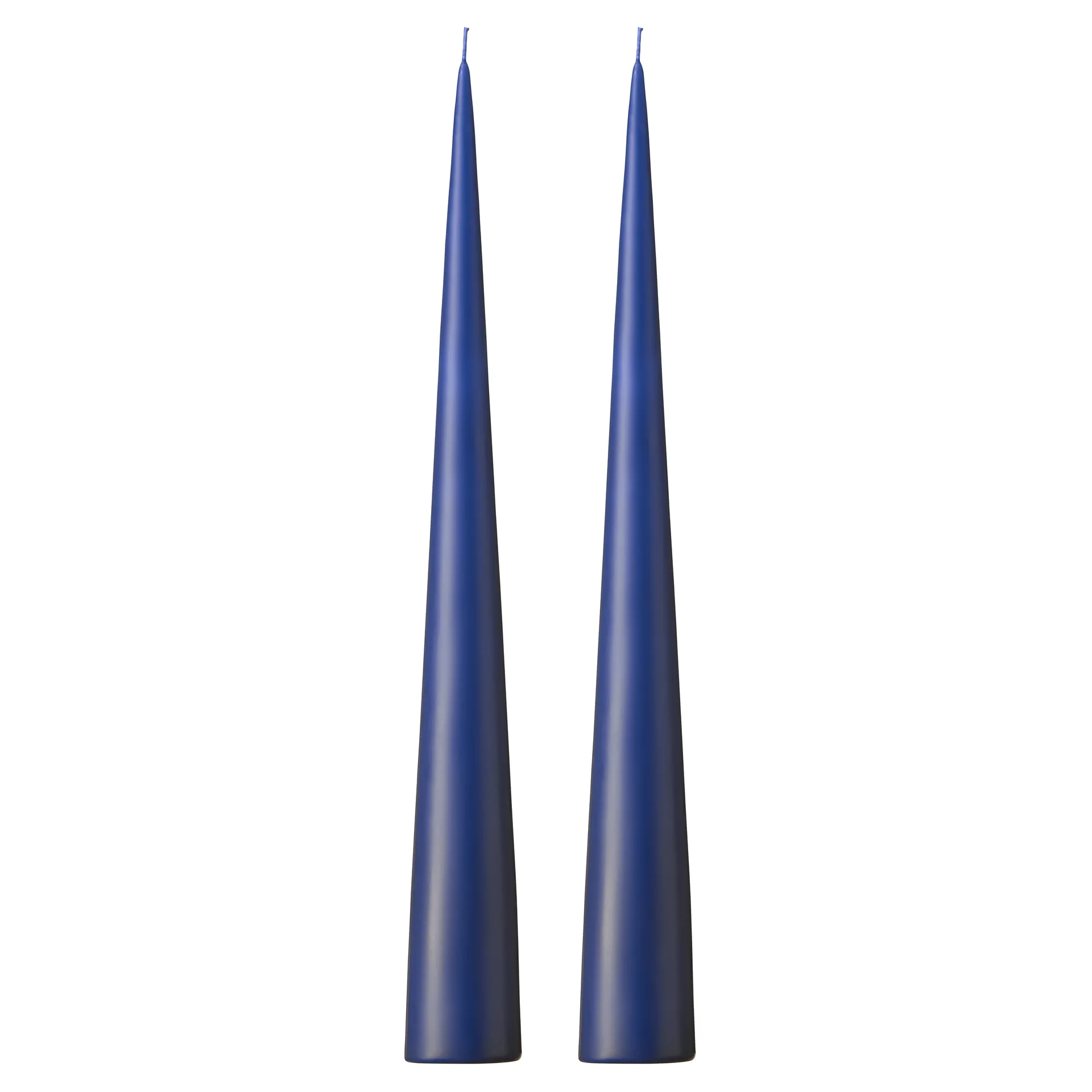 ester & erik Kegelkerze 37cm 2er Pack matt, Royal navy 28 ester & erik