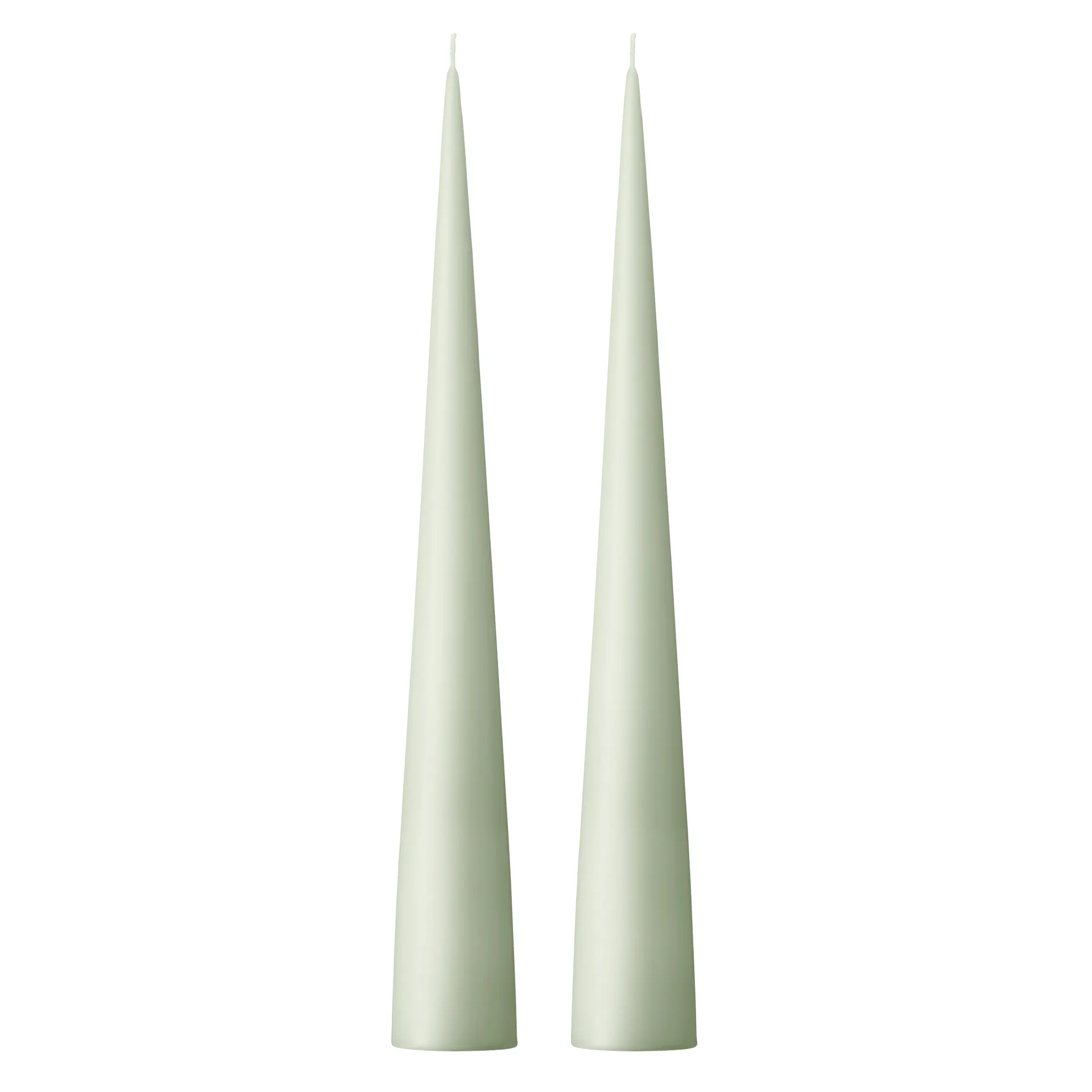 ester & erik Kegelkerze 37cm 2er Pack matt, Water mint 03 ester & erik