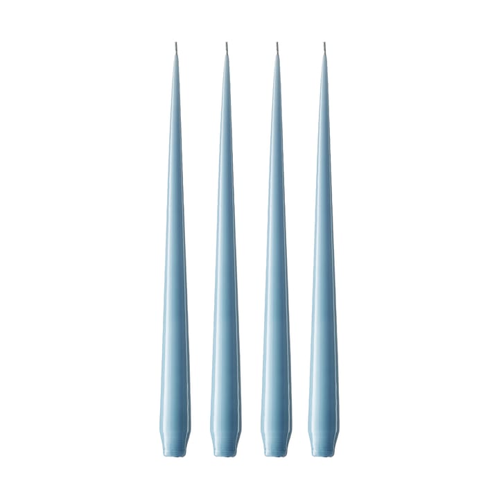 ester & erik Kerze 42cm 4er Pack lackiert - Moon blue 37 - Ester & erik