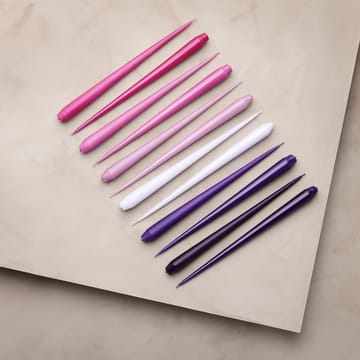 ester & erik Kerze 4er Pack lackiert - Airy violet 12-0, 32 cm - ester & erik