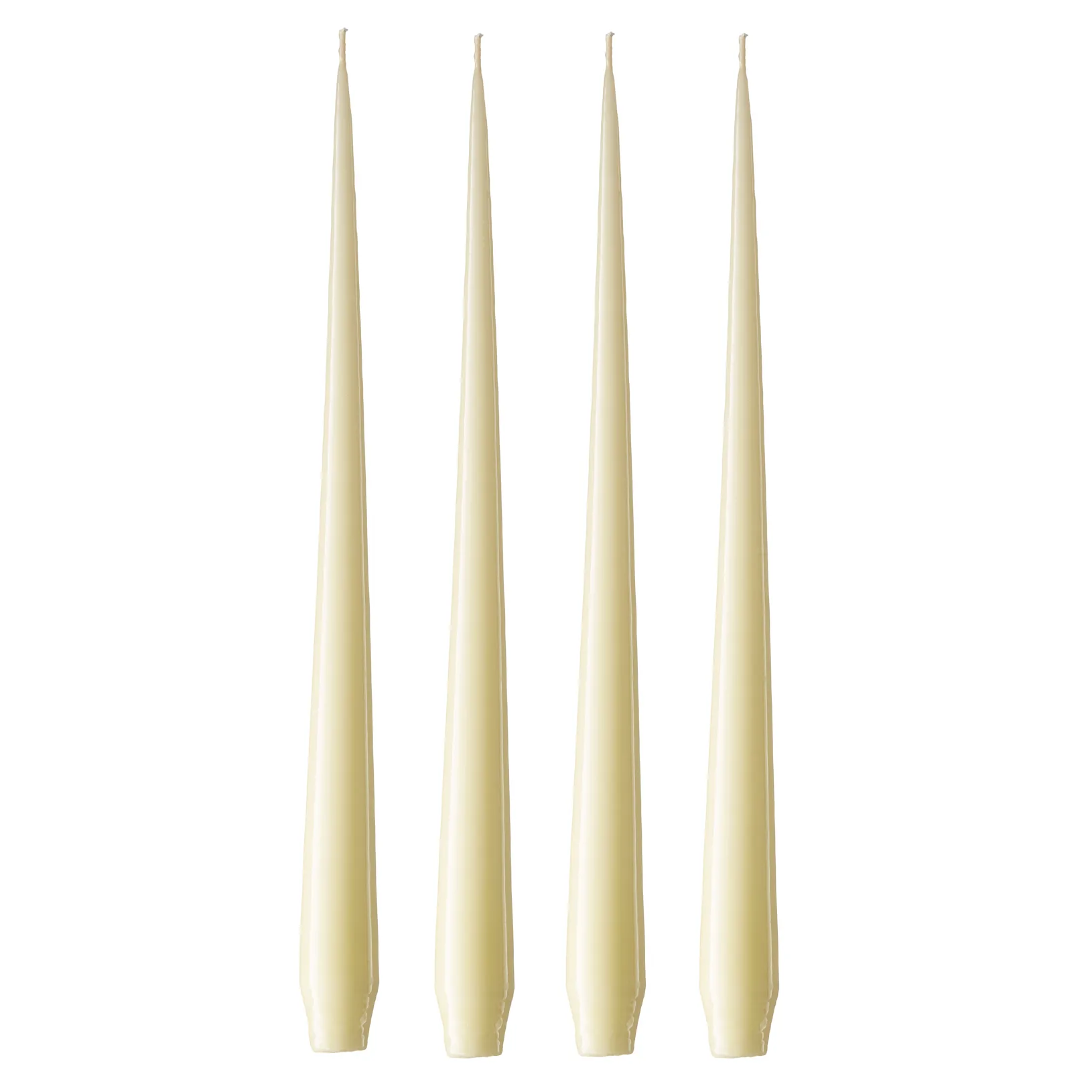 ester & erik Kerze 4er Pack lackiert, Buttermilk 17-0, 32 cm ester & erik