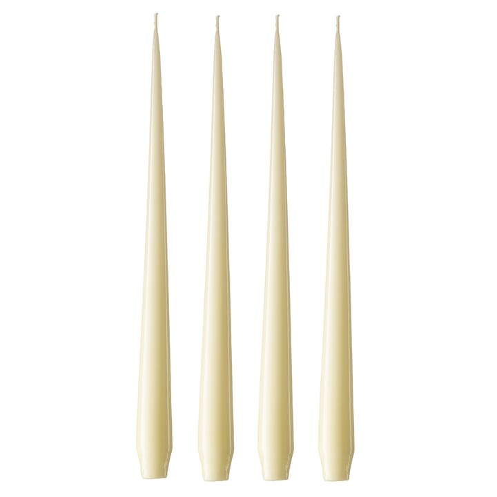 ester & erik Kerze 4er Pack lackiert - Buttermilk 17-0, 32 cm - Ester & erik