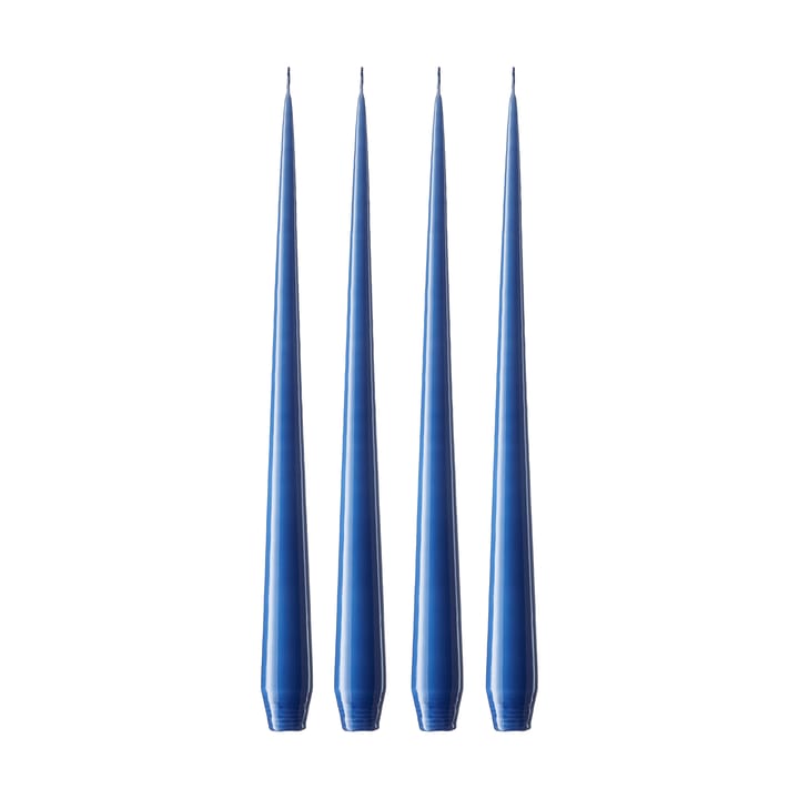 ester & erik Kerze 4er Pack lackiert - Cornflower, 32 cm - Ester & erik