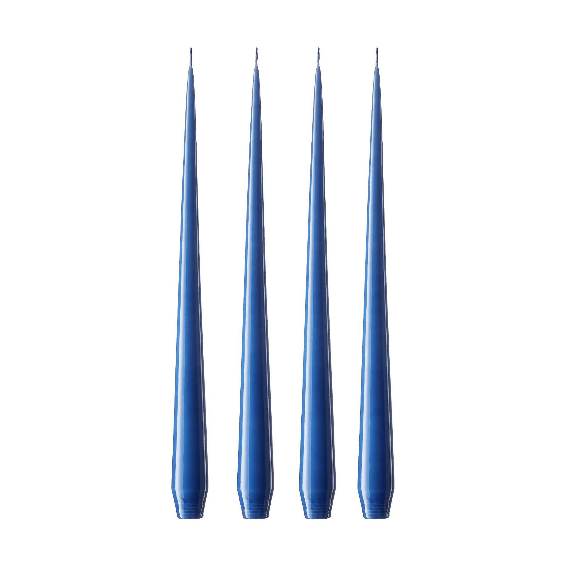 ester & erik Kerze 4er Pack lackiert, Cornflower 48, 42 cm ester & erik