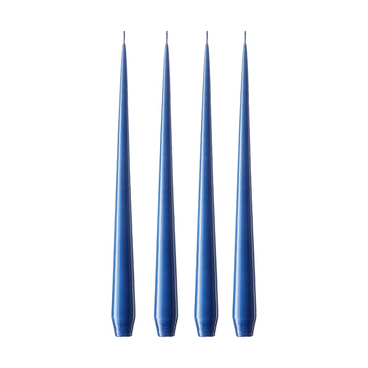 ester & erik Kerze 4er Pack lackiert - Cornflower 48, 42 cm - Ester & erik