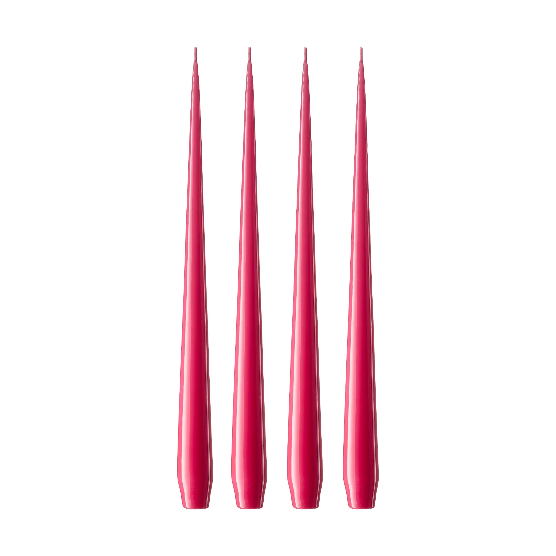 ester & erik Kerze 4er Pack lackiert, Deep pink 41/2, 32 cm ester & erik