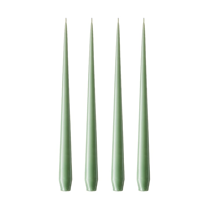 ester & erik Kerze 4er Pack lackiert - eucalyptus, 32 cm - Ester & erik