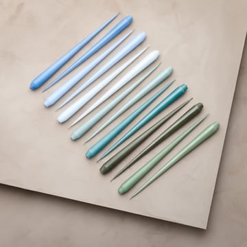 ester & erik Kerze 4er Pack lackiert - eucalyptus, 32 cm - ester & erik