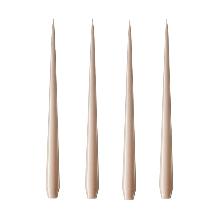 ester & erik Kerze 4er Pack lackiert - ice latte, 32 cm - Ester & erik