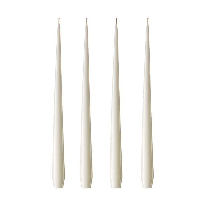 ester & erik Kerze 4er Pack lackiert - ivory, 32 cm - Ester & erik