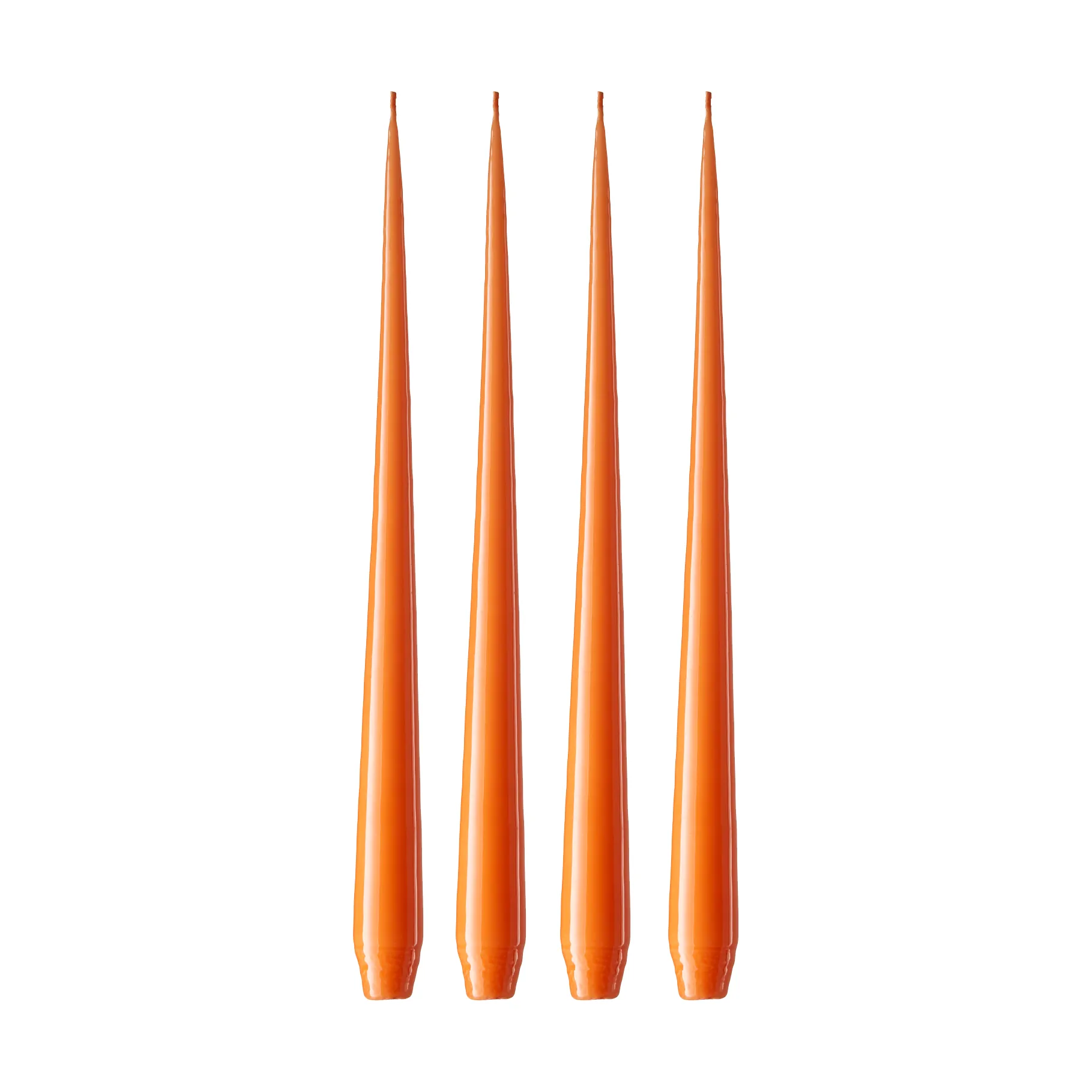ester & erik Kerze 4er Pack lackiert, Mild orange 16, 32 cm ester & erik