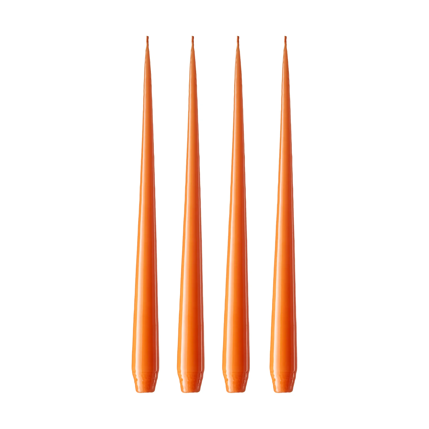 ester & erik Kerze 4er Pack lackiert, Mild orange 16, 42 cm ester & erik