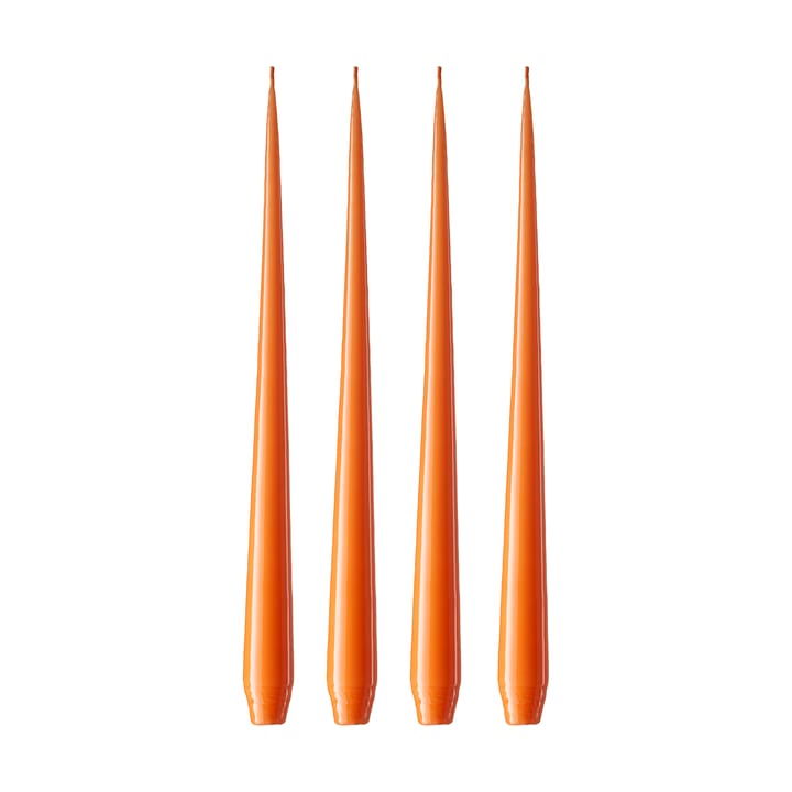 ester & erik Kerze 4er Pack lackiert - Mild orange 16, 42 cm - Ester & erik