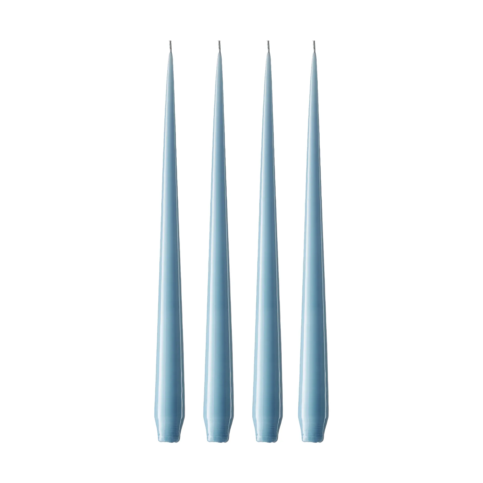 ester & erik Kerze 4er Pack lackiert, Moon blue 37, 42 cm ester & erik