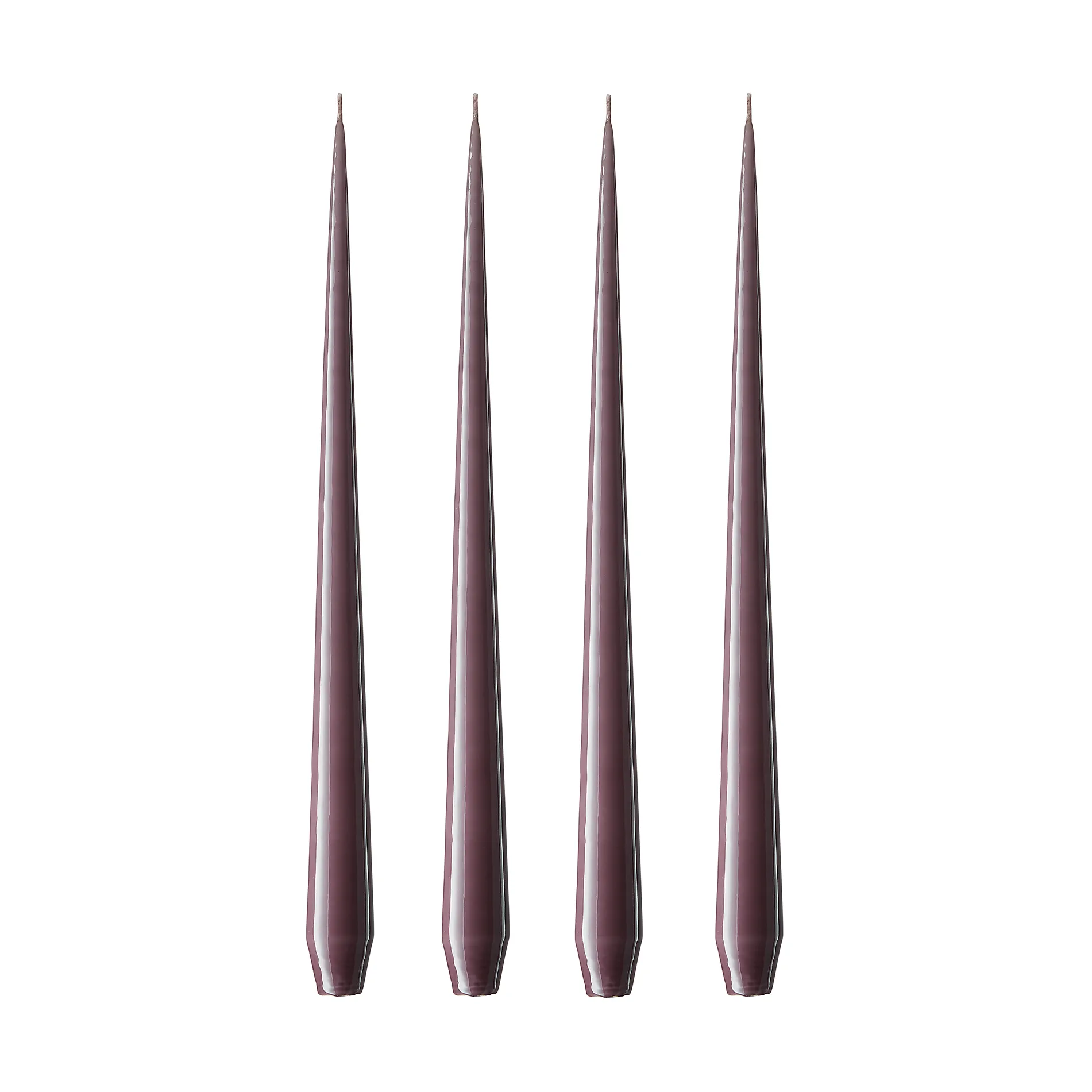 ester & erik Kerze 4er Pack lackiert, muted mauve, 42 cm ester & erik