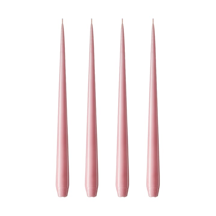 ester & erik Kerze 4er Pack lackiert - old rose, 32 cm - Ester & erik