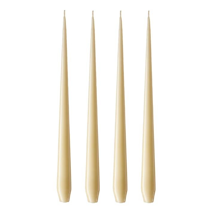 ester & erik Kerze 4er Pack lackiert - Pale ginger 14-0, 42 cm - Ester & erik