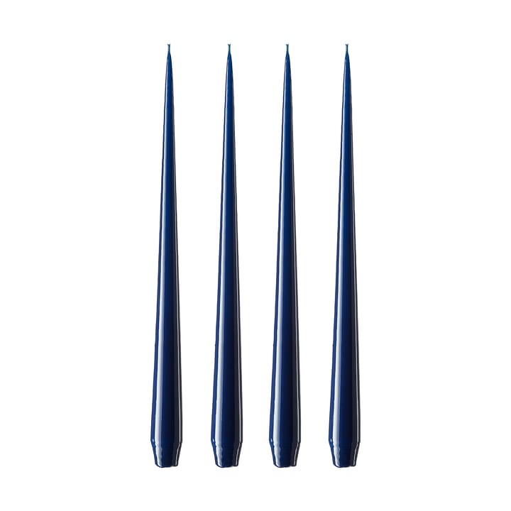 ester & erik Kerze 4er Pack lackiert - royal navy, 32 cm - Ester & erik