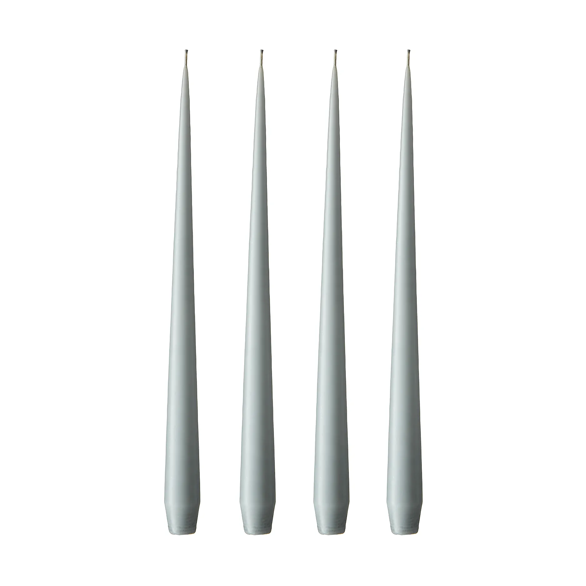 ester & erik Kerze 4er Pack matt, concrete, 42 cm ester & erik
