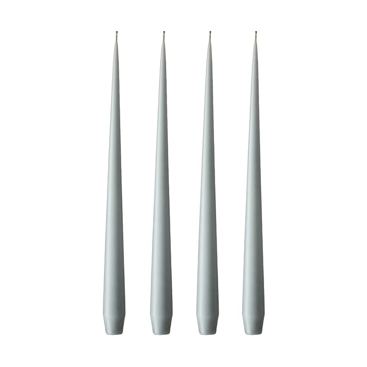 ester & erik Kerze 4er Pack matt - concrete, 42 cm - Ester & erik