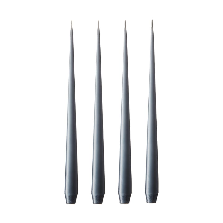 ester & erik Kerze 4er Pack matt - dark slate, 32 cm - Ester & erik