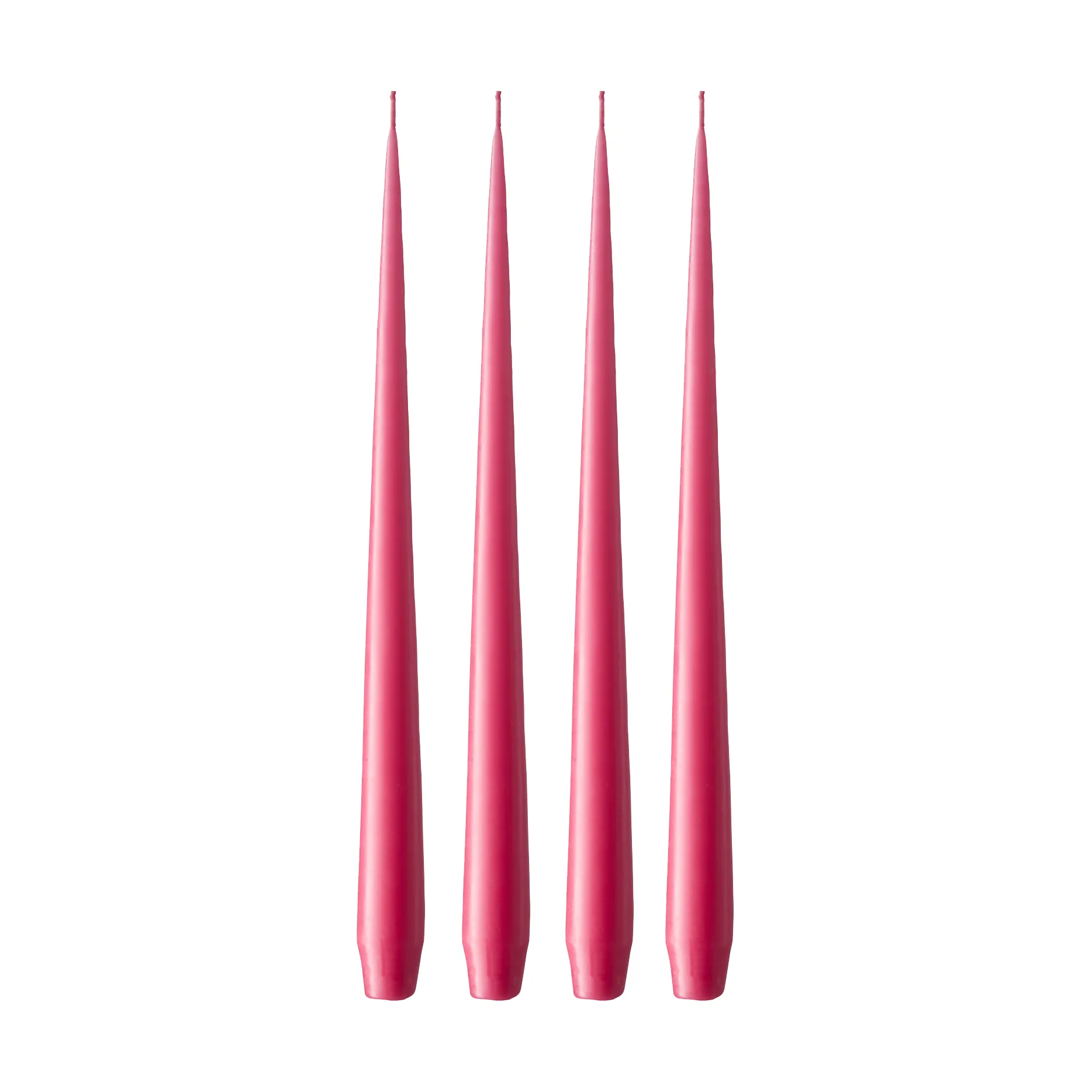 ester & erik Kerze 4er Pack matt, Deep pink 41/2, 32 cm ester & erik