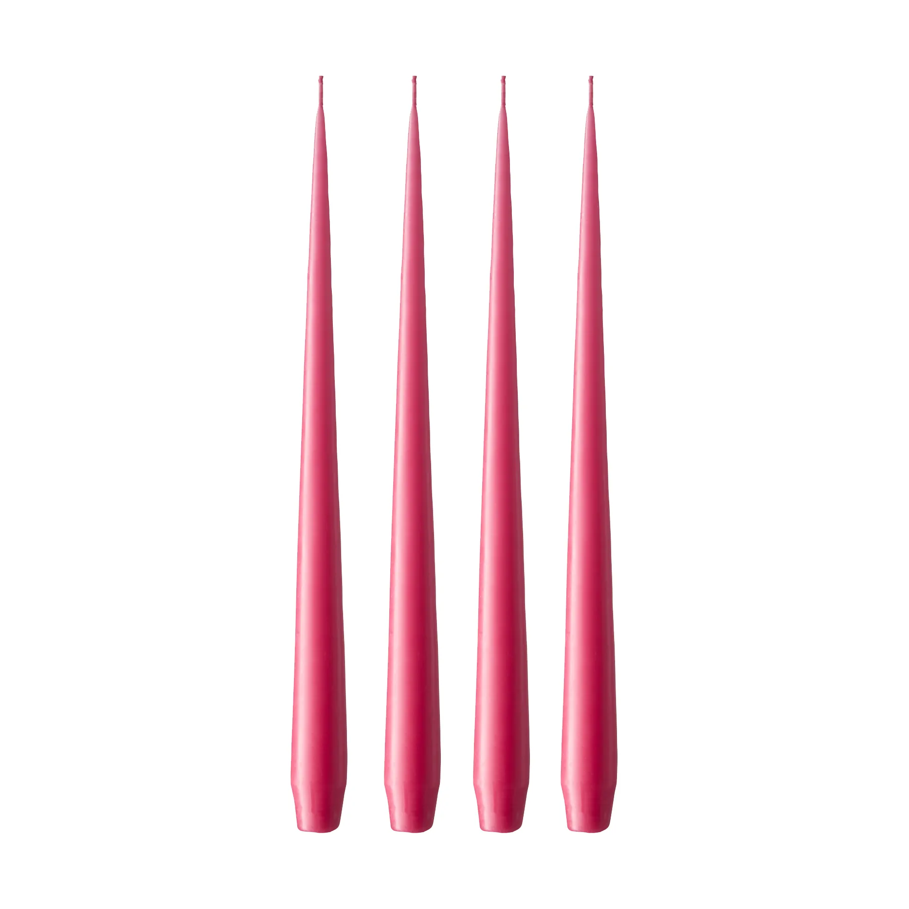 ester & erik Kerze 4er Pack matt, Deep pink 41/2, 42 cm ester & erik