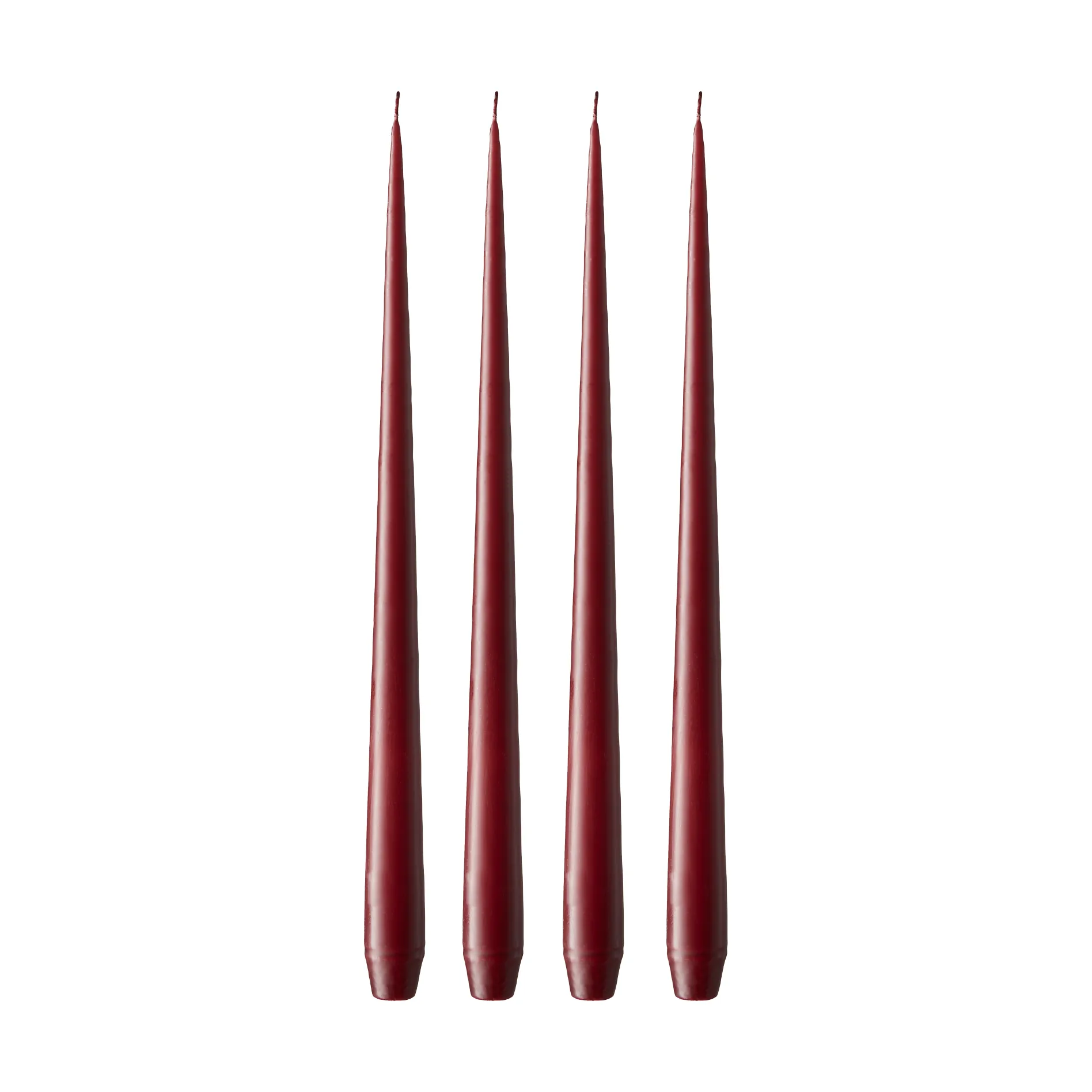 ester & erik Kerze 4er Pack matt, Deep wine 44/2, 42 cm ester & erik