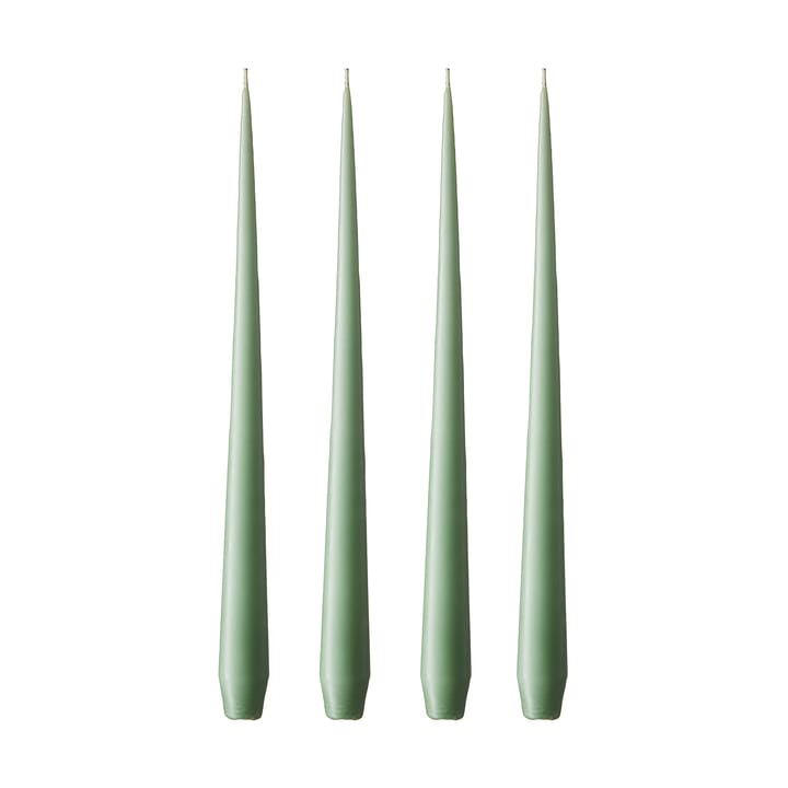 ester & erik Kerze 4er Pack matt - eucalyptus, 32 cm - Ester & erik