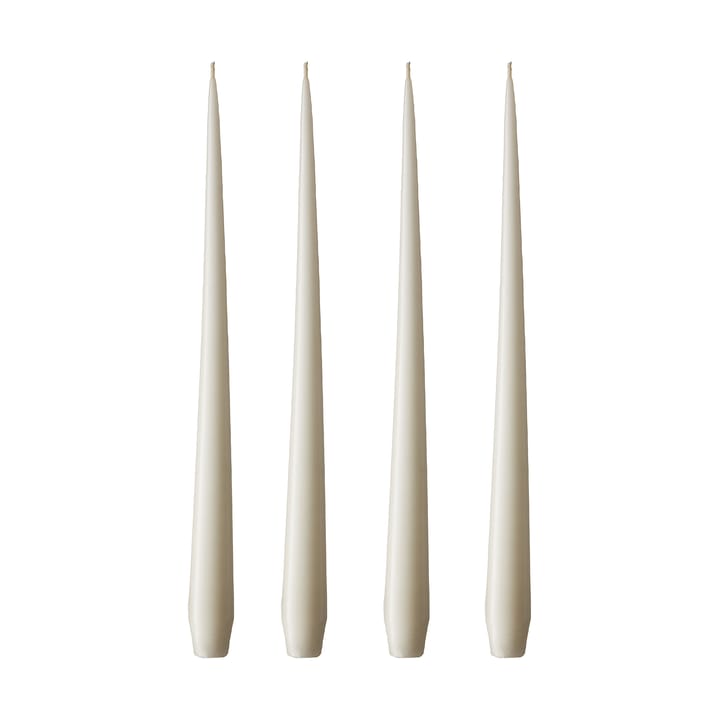 ester & erik Kerze 4er Pack matt - ivory, 32 cm - Ester & erik