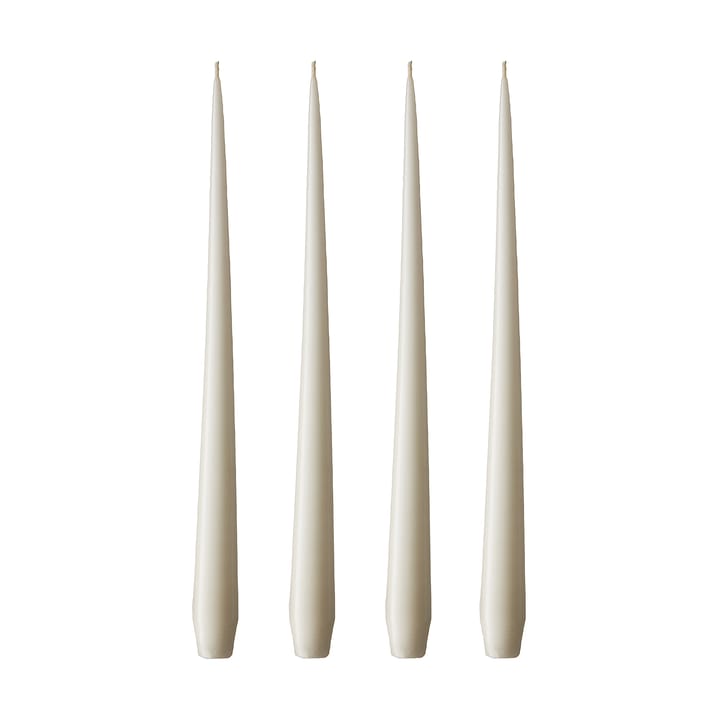 ester & erik Kerze 4er Pack matt - ivory, 42 cm - Ester & erik