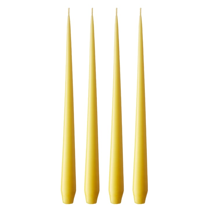 ester & erik Kerze 4er Pack matt - Lemon drop 15, 42 cm - Ester & erik